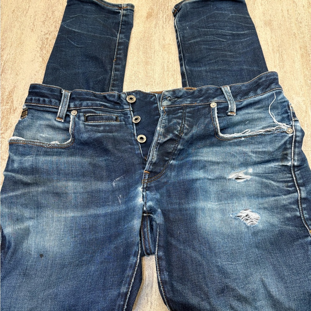 G-Star Raw Distressed Jeans